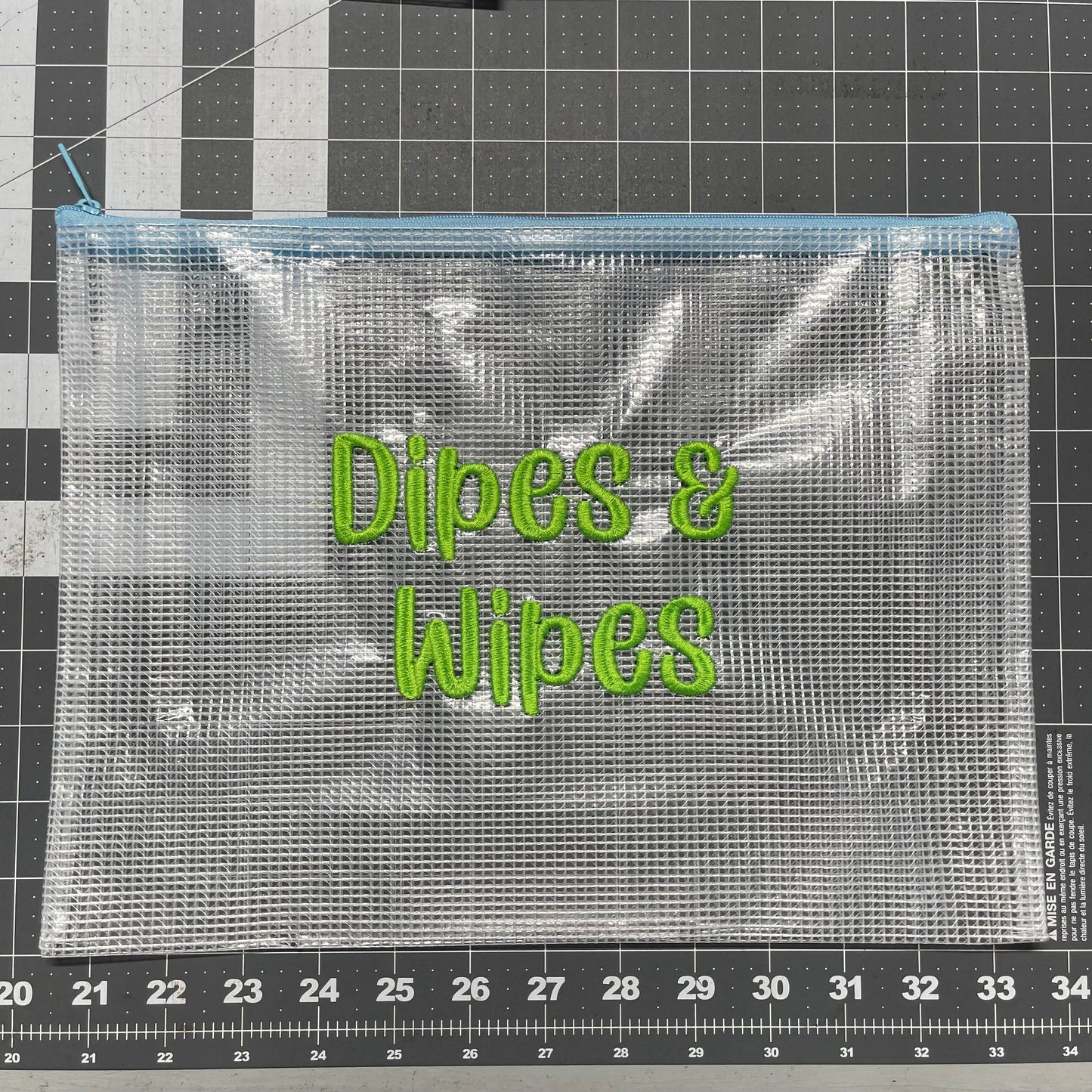 Personalized Mesh Pouch (10X13)