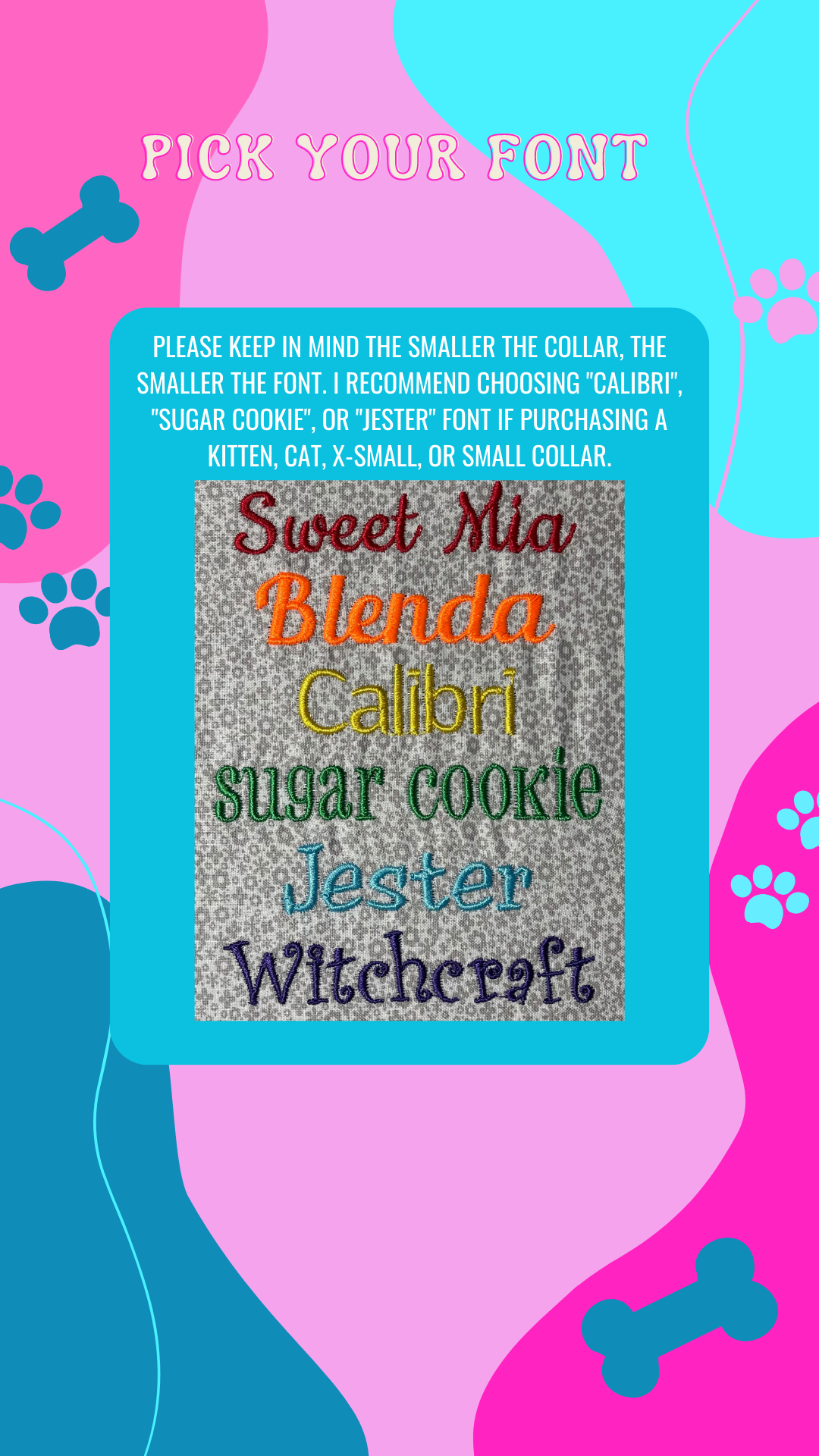 "Gingy" - Safety Release Cat Collar