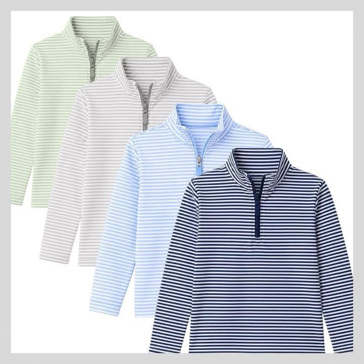 Stripe Quarter Zip Pre-Order (Closes 7-22)