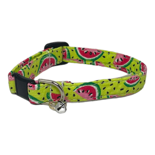"Watermelons” - Safety Release Cat Collar