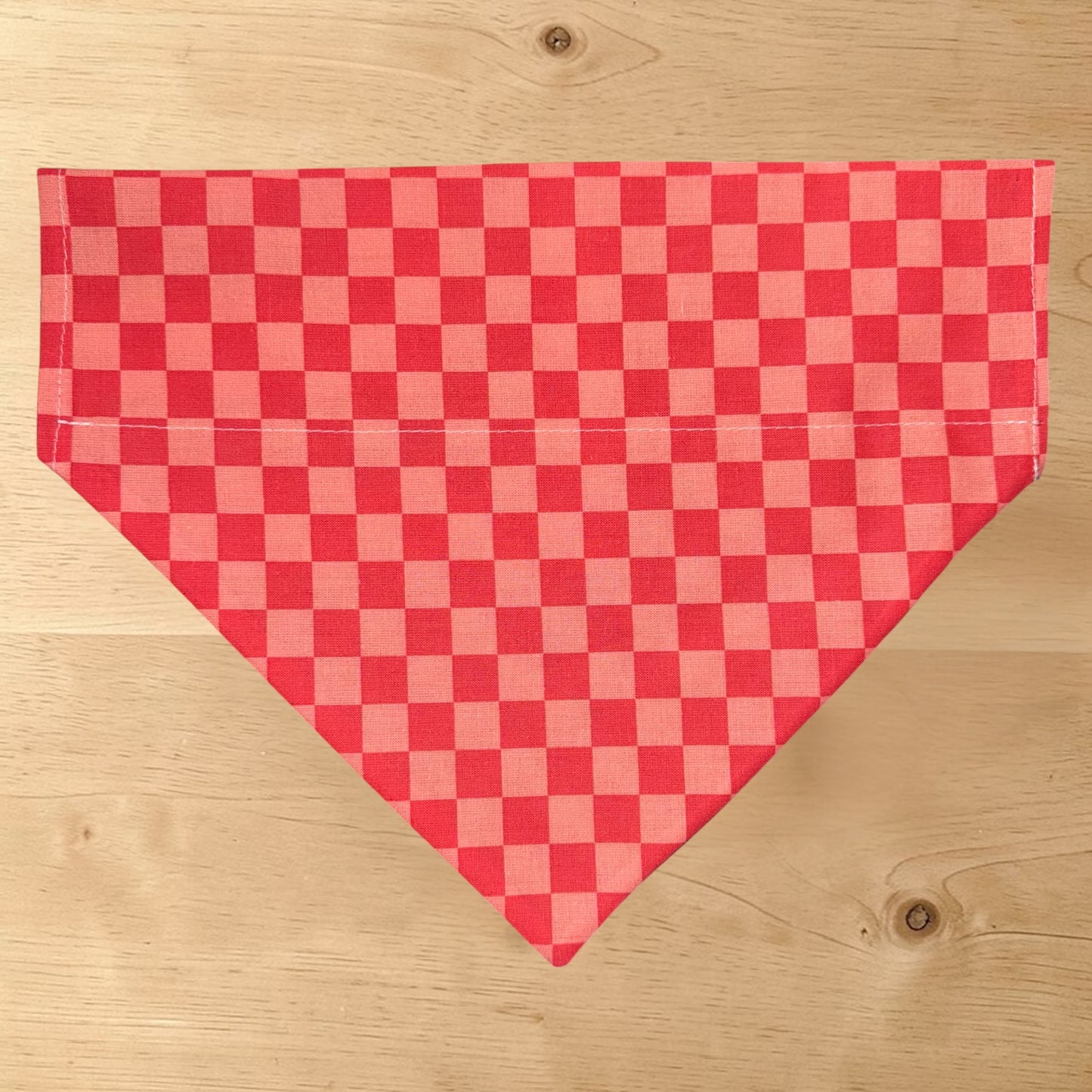 Coral Checker Bandana