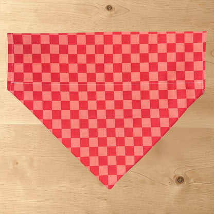 Coral Checker Bandana