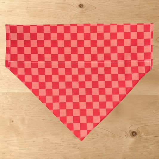 Coral Checker Bandana