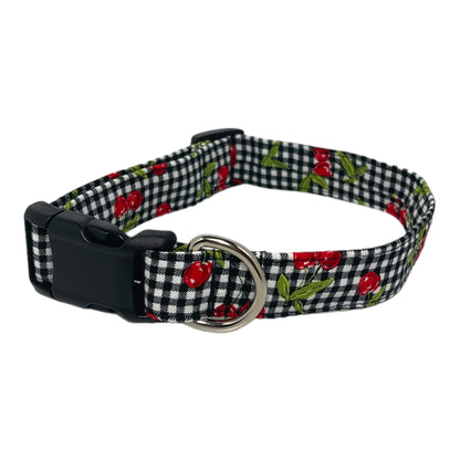 "Cherry Picnic" - Dog Collar