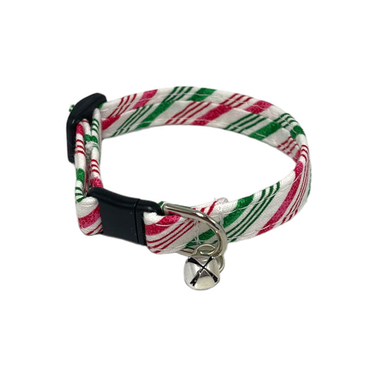 "Candy Cane Lane" - Safety Release Cat Collar