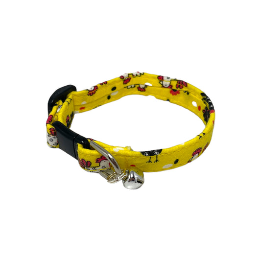 "Chickens" - Safety Release Cat Collar